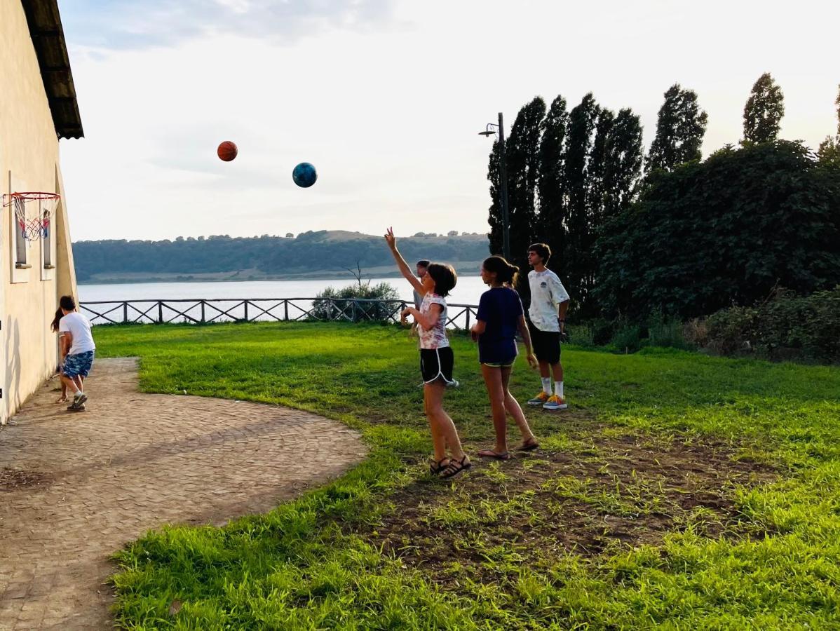 Agriturismo Potrero Grande Sul Lago Di Martignano Con Spiaggia Campagnano Di Roma Kültér fotó