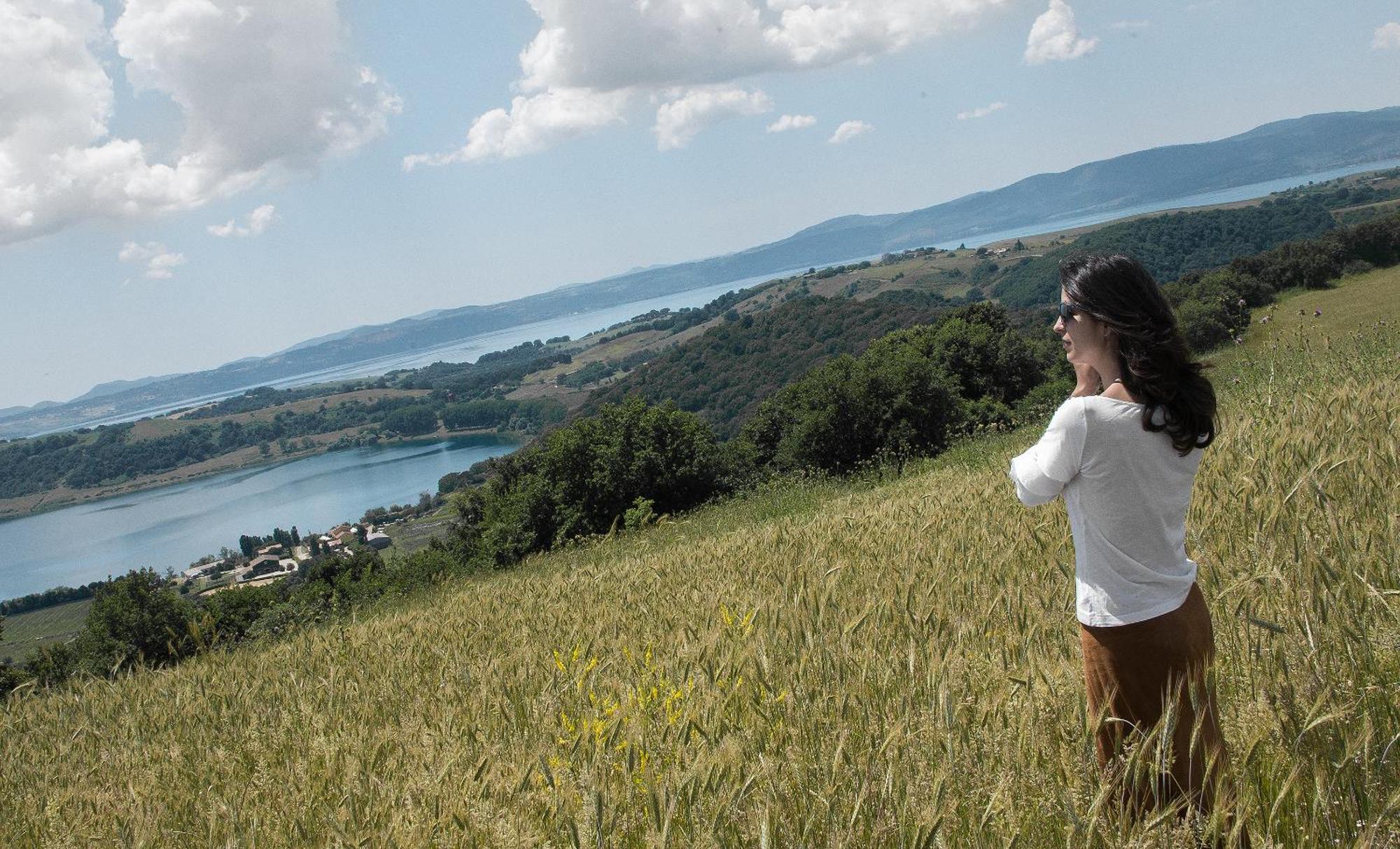 Agriturismo Potrero Grande Sul Lago Di Martignano Con Spiaggia Campagnano Di Roma Kültér fotó